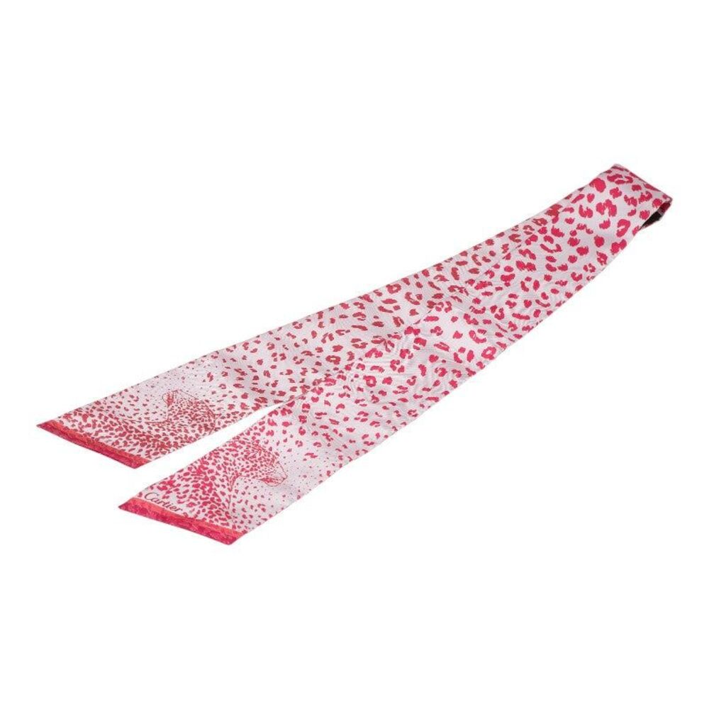 Cartier Leopard Silk Scarf